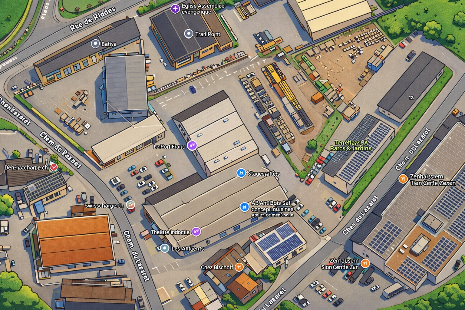 Plan d’accès SwissVVD