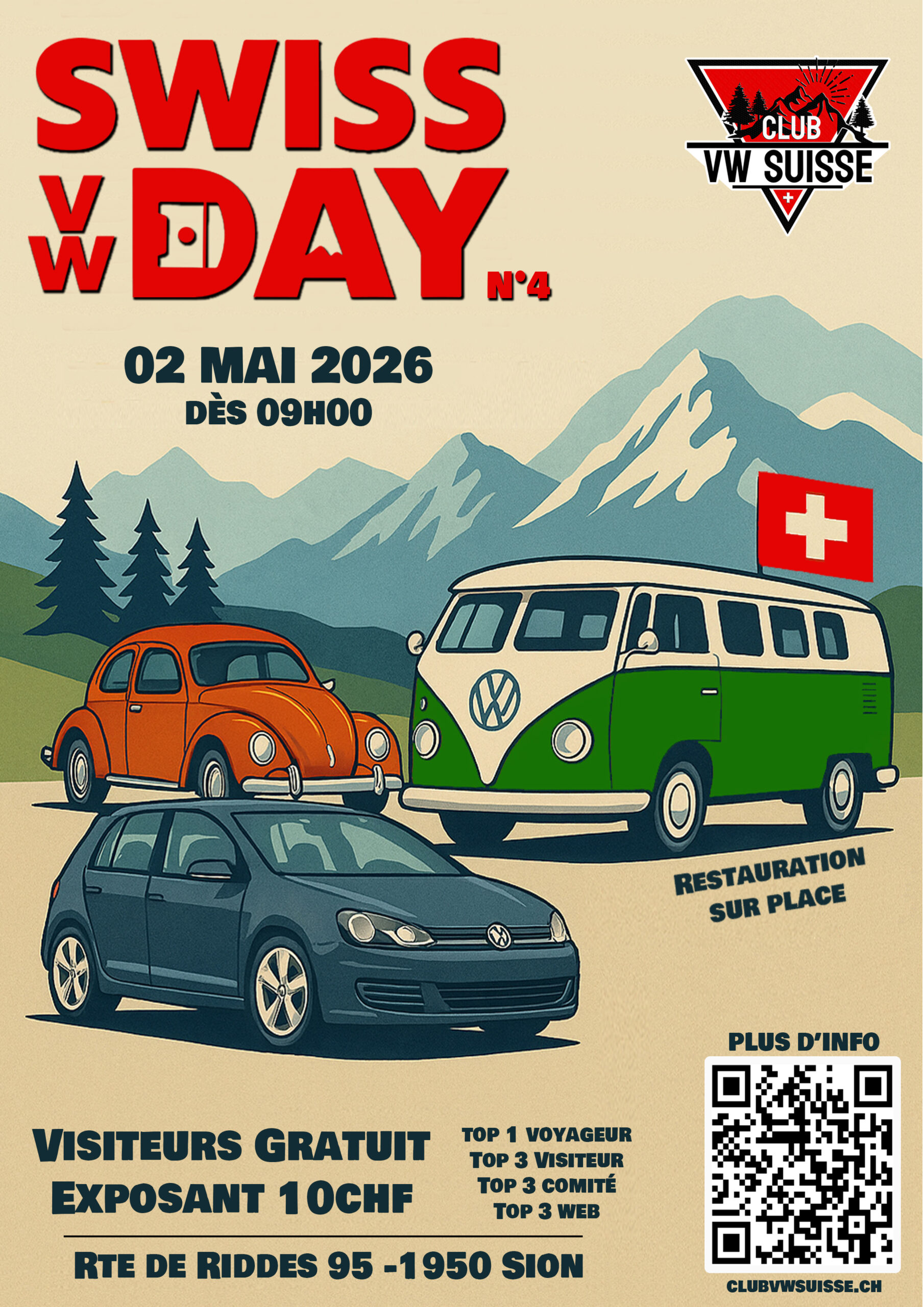 Flyer Swiss VW Day