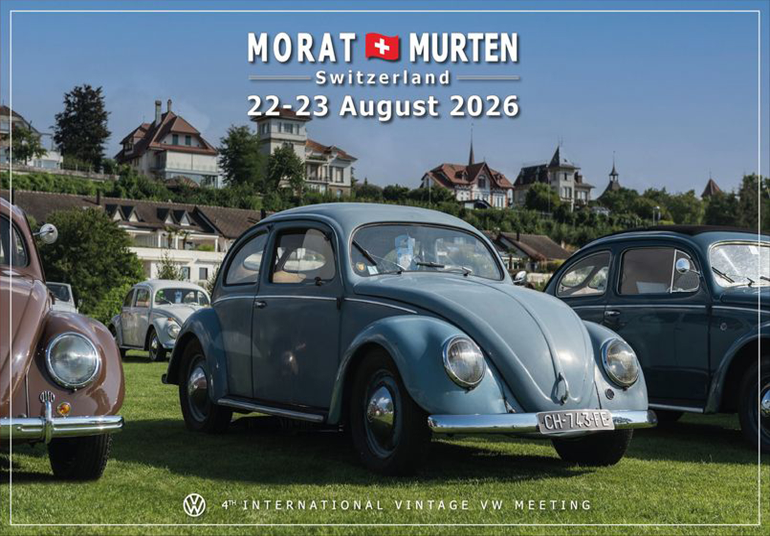 Meeting International VW vintage de Morat 2026 - Club VW Suisse 
