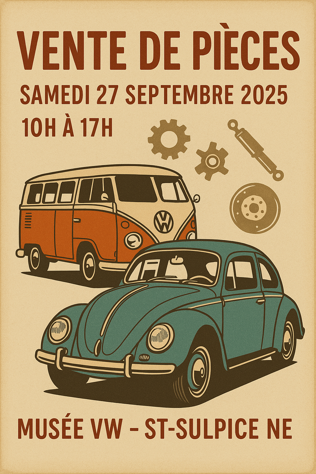 Grande vente de pièces VW